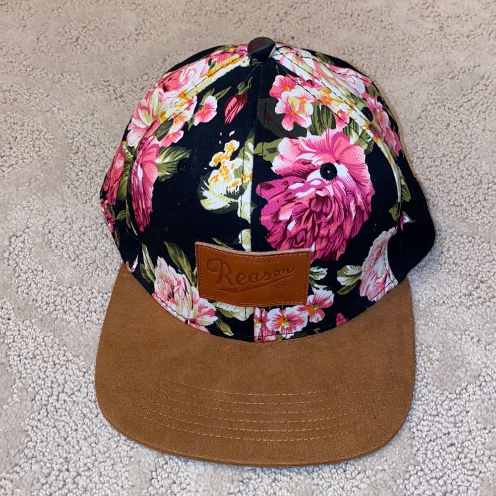 Reason hat w leather brim